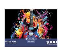 guitaree Puzzles 1000 Pièces Cadeau Unique Jeu Éduchatif Défi Jouet À De Qualité Supérieure Peinture Art pour Adultes Et Enfants À Partir De 14 Ans 38x26cm/1000pcs