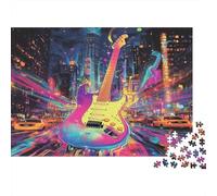 Guitaree Puzzles 1000 Pièces pour Adultes, pour La DécoSourision De La Maison Et Cadeaux d'anniversaire 1000 Pièces pour Adultes Jeux De Puzzle Stimulants 1000pcs (75x50cm)