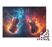 Guitaree Puzzles 1000 Pièces pour Adultes Puzzle 1000 Pièces Jeux ÉduLe chatifs DécoSourision De La Maison Puzzle Les Meilleurs Cadeaux pour Hommes Et Femmes 1000pcs (75x50cm)