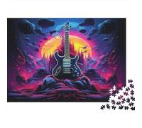 guitareees Puzzle 1000 Pièces Adulte avec Clic Parfait, Ensemble De Casse-tête en Puzzle énigme De Compétence Logique pour Un Hobby Créatif, Puzzle À La Meilleure Évaluation 52x38cm/1000pcs