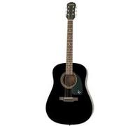 Guitares acoustiques EPIPHONE DR100 EBONY Folk G