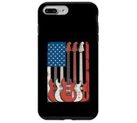 Guitares drapeau américain Musicien patriotique Coque pour iPhone 7 Plus/8 Plus
