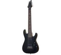 Guitares électriques SCHECTER DEMON 8 SATIN BLACK 8 Cordes et plus