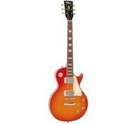 Guitares électriques VINTAGE GUITARS V100 FLAME HONEYBURST LP G