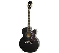 Guitares électro acoustiques EPIPHONE EJ200CE BLACK Folk électro
