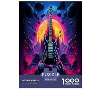 Guitares Puzzle 1000 Pièces Educa Jouet en Bois Jeu D'Intelligence Décoration Intérieure Jeu Éduchatif Challenge Toy Adultes & Enfants des 14 Ans 70x50cm/1000pcs