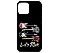Guitares Vintage Let's Rock, Guitariste Rock'n Roll, Groupe de Rock Coque pour iPhone 12 Mini