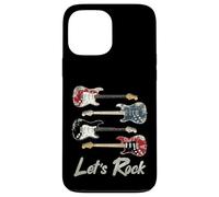Guitares Vintage Let's Rock, Guitariste Rock'n Roll, Groupe de Rock Coque pour iPhone 13 Pro Max