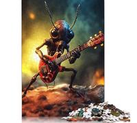 Guitarist Ant Puzzle 1000 Pieces Cadeau Unique Jeu Éducatif Challenge Toy À De Qualité Supérieure Peinture Art pour Adultes Et Enfants À Partir De 14 Ans 1000pcs (75x50cm)