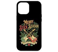 Guitarist Christmas Funny Merry Stick Season Guitare électrique Coque pour iPhone 12 Pro Max