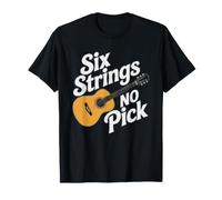 Guitariste Acoustique Fingerstyle Guitare Jeu Aux Doigts T-Shirt