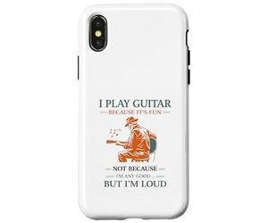 Guitariste autodidacte, Vie de Guitare, Musique Humour Musicien Coque pour iPhone X/XS