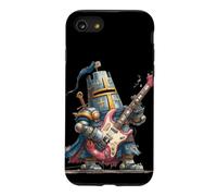 Guitariste blindé Amusant avec Guitare pour Les Amateurs de Chevaliers Coque pour iPhone SE (2020) / 7/8