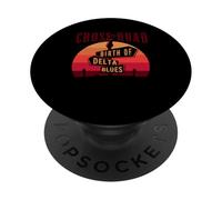 Guitariste Blues et Fan de Musique Rock ou Delta Blues PopSockets PopGrip Adhésif