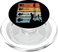 Guitariste Coup de cœur Rock Musique Rétro Guitare PopSockets PopGrip pour MagSafe