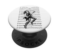 Guitariste drôle Joueur de Guitare électrique Suspendu sur Musicien PopSockets PopGrip Adhésif