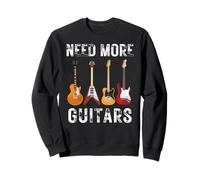 Guitariste électrique drôle Rock Guitare Musicien Collector Sweatshirt