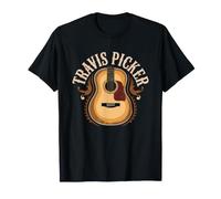 Guitariste Fingerstyle Picking Travis Country Blues T-Shirt