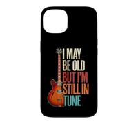 Guitariste Humour I May Be Old But I'm Still in Tune Coque pour iPhone 13