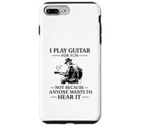 Guitariste introverti Amusant, Pratique des Joueurs de Guitare de Chambre Coque pour iPhone 7 Plus/8 Plus