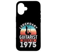 Guitariste légendaire né en 1975 Cadeau 50e Anniversaire Guitare Coque pour iPhone 16