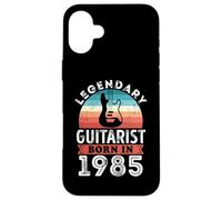 Guitariste légendaire né en 1985 Cadeau d'anniversaire Guitare Coque pour iPhone 16 Plus