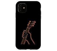 Guitariste Main sur Touche Electrique Rock Blues Coque pour iPhone 11