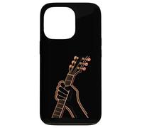 Guitariste Main sur Touche Electrique Rock Blues Coque pour iPhone 13 Pro