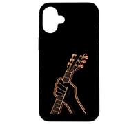Guitariste Main sur Touche Electrique Rock Blues Coque pour iPhone 16 Plus