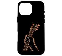 Guitariste Main sur Touche Electrique Rock Blues Coque pour iPhone 16 Pro Max