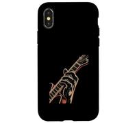 Guitariste Main sur Touche Electrique Rock Blues Coque pour iPhone X/XS