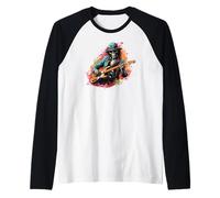 Guitaristes E-Guitare Country-Music électrique-Guitare Manche Raglan