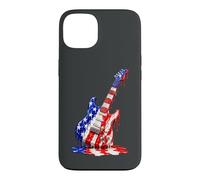 Guitaristes E-Guitare Drip-Painting-Art électrique-Guitare Coque pour iPhone 13