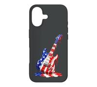 Guitaristes E-Guitare Drip-Painting-Art électrique-Guitare Coque pour iPhone 17
