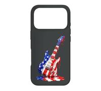 Guitaristes E-Guitare Drip-Painting-Art électrique-Guitare Coque pour iPhone 17 Pro