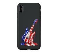 Guitaristes E-Guitare Drip-Painting-Art électrique-Guitare Coque pour iPhone XS Max