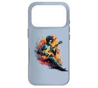 Guitaristes E-Guitare Guitares Colorful électrique-Guitare Coque pour iPhone 17 Pro