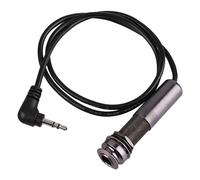 Guitarra Cable de captación Piezo extremo del Cable Pin Jack adaptador de guitarra instrumento estéreo de Cable