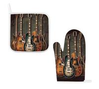 Guitars Art Lot de 2 maniques et maniques