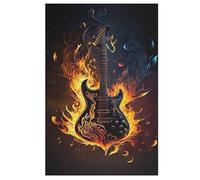Guitars Puzzle en Bois Enfant 1000 Pièces - Jeu EduChatif Motricité Fine Et Concentration - Puzzles pour Adultes (78×53cm)