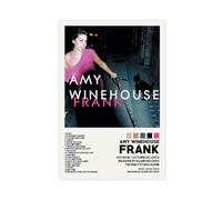 GUITDW Amy Winehouse Poster de la couverture de l'album Frank - Poster sur toile - Décoration pour chambre à coucher, bureau, chambre - Cadeau sans cadre - 40 x 60 cm