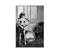 GUITDW Poster sur toile de la chanteuse Amy Winehouse - Décoration murale pour salon, chambre à coucher - Style sans cadre - 20 x 30 cm