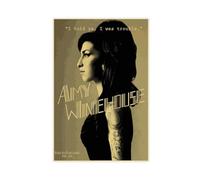 GUITDW Poster sur toile de la chanteuse Amy Winehouse - Décoration murale pour salon, chambre à coucher - Style sans cadre - 40 x 60 cm
