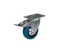 Guitel point M - Roulette Port-roll Manulastic pivotante à frein 127 x Ø 100 mm - Portée 150 Kg