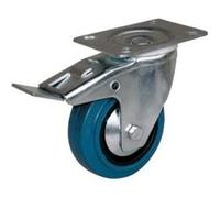 Guitel point M - Roulette Port-roll Manulastic pivotante à frein 127 x Ø 100 mm - Portée 150 Kg G