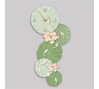 GUIXAN Applique Murale multifonctionnelle Moderne, Horloge Murale créative, idéale pour Le Salon, la Chambre ou l'entrée (Vert, 80 x 40 cm)