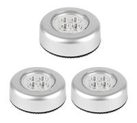 GUIYANIU Lot de 3 lampes LED tactiles à piles pour cuisine, escaliers et salles de rangement [Classe énergétique A+++]