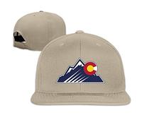 GUIZAZYY Colorado Flag Mountains Adjustable Six-Panel Baseball Cap Natural