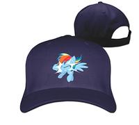 GUIZAZYY Cool Rainbow Dash Out of Nowhere Adjustable Baseball Cap Hat for Men Women,Red
