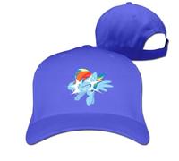 GUIZAZYY Cool Rainbow Dash Out of Nowhere Adjustable Baseball Cap Hat for Men Women,Red
